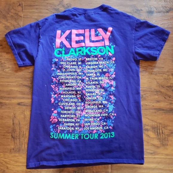 Kelly Clarkson 2013 Summer Tour tshirt.S - Picture 4 of 5